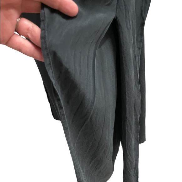 YALY COUTURE Elegant Silk Black Maxi Dress - Picture 5 of 7